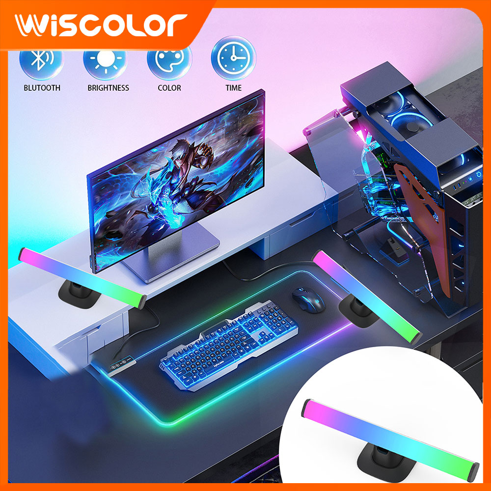 Desk Setup Youtube - RGB LED Lights Bar Bluetooth Smart