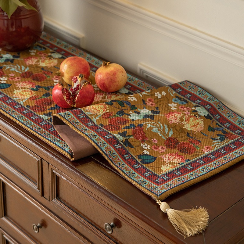 Desk Setup Wallpaper - American Luxury TV Console Table Mat
