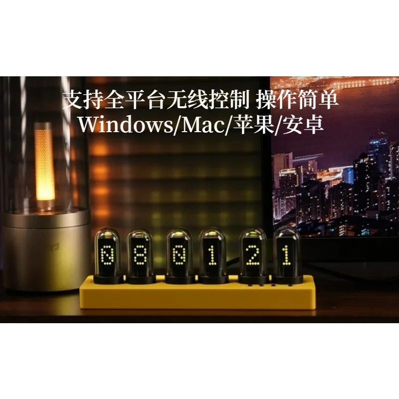 Smart Nixie Tube Alarm Clock W - đánh giá và giá Desk Setup Youtube