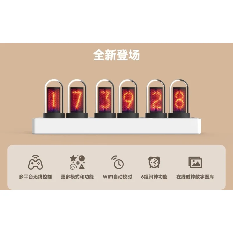 Smart Nixie Tube Alarm Clock W - đánh giá và giá Desk Setup Youtube