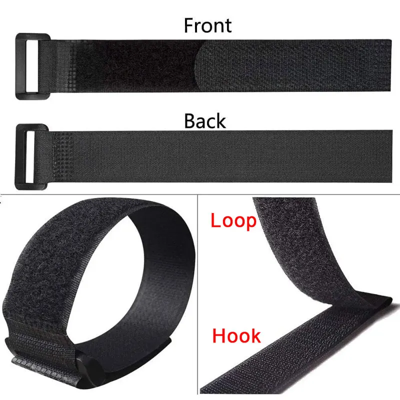 5/10Pcs Reusable Hook and Loop - đánh giá và giá Cable Velcro Strap