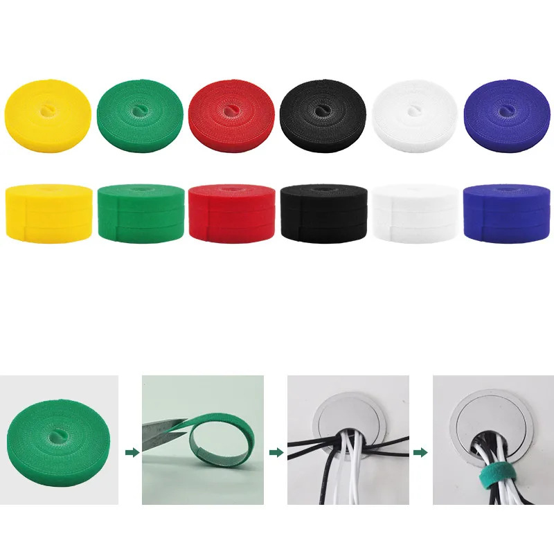 1/2/3pcs Reusable 5M Cable Org - đánh giá và giá Cable Velcro Strap