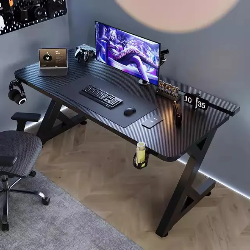 Q Minimalist Black Computer De - đánh giá và giá Desk Setup Black