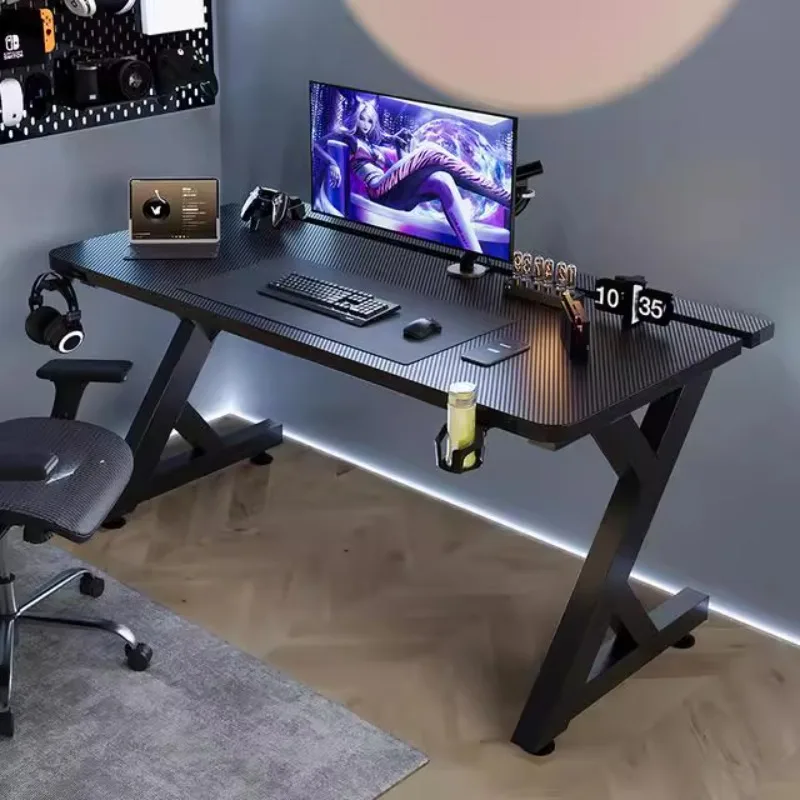 Q Minimalist Black Computer De - đánh giá và giá Desk Setup Black