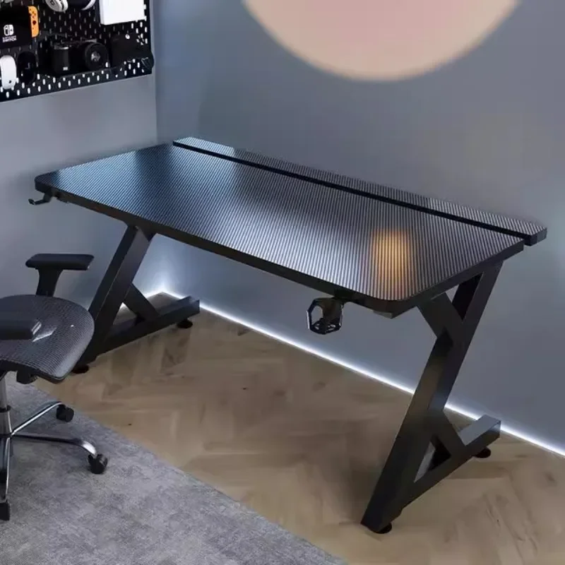 Q Minimalist Black Computer De - đánh giá và giá Desk Setup Black