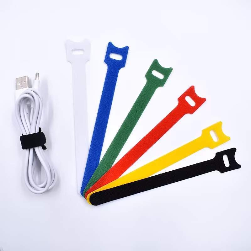 10Pcs Cord Ties Self-adhesive  - đánh giá và giá Cable Velcro Strap