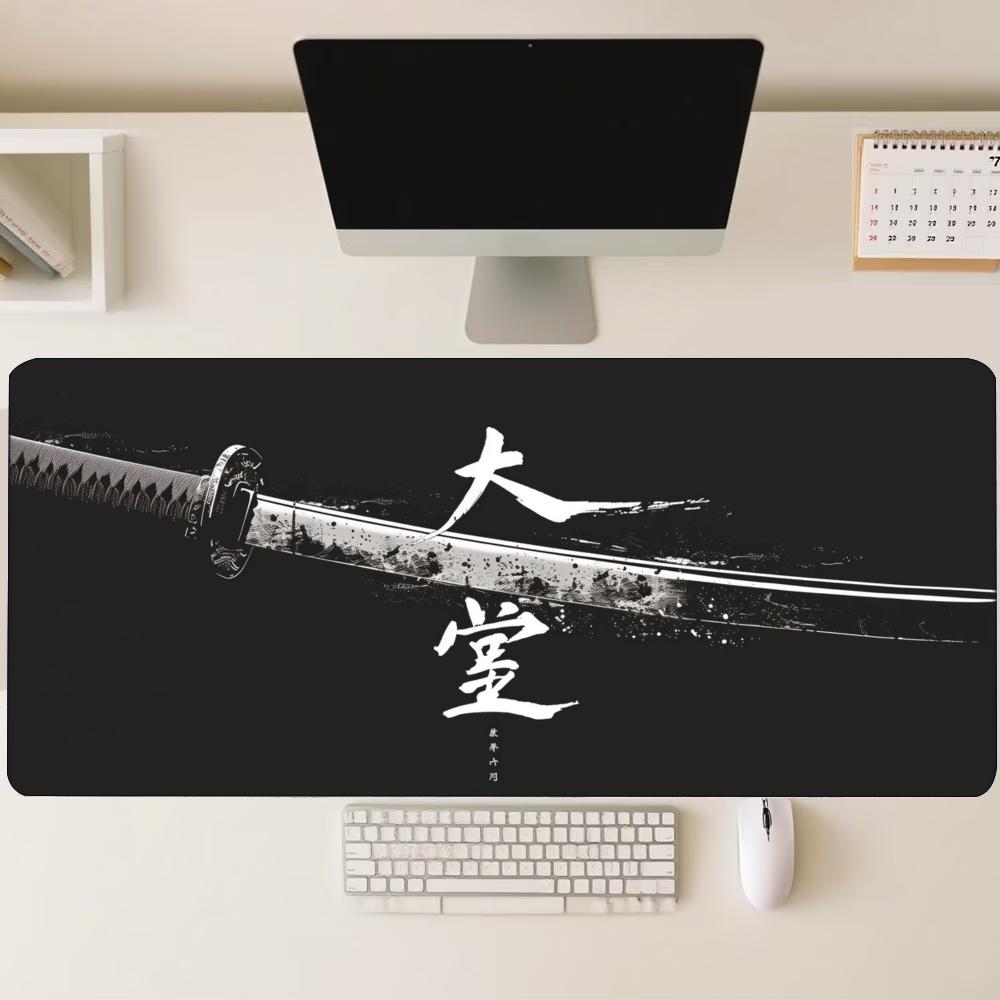 Desk Mat Japanese Samurai Kata - đánh giá và giá Work Desk Home Setup