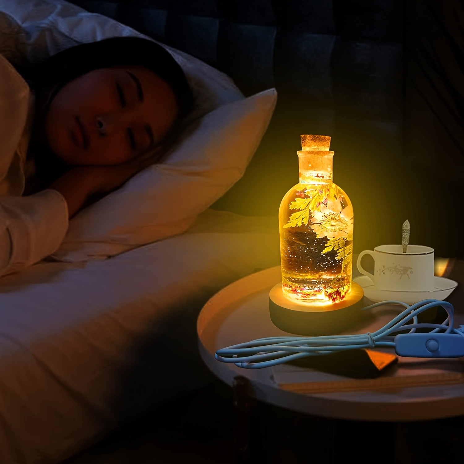 Drift Bottle Light Resin Mold  - đánh giá và giá Desk Setup Equipment