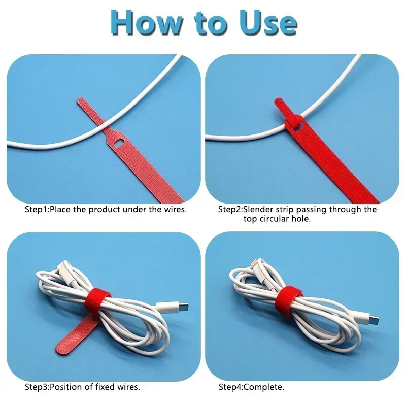 10~1000pcs 7colors Nylon Cable - đánh giá và giá Cable Velcro Strap