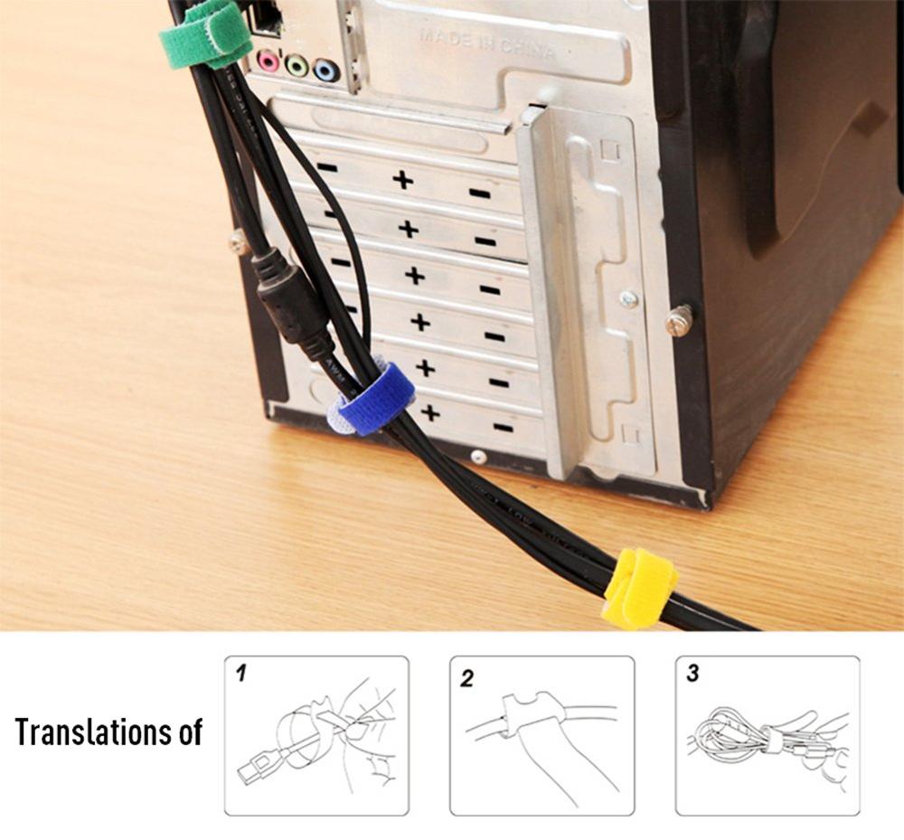 Bộ 50 12*200Mm T-Loại Khóa Dán - đánh giá và giá Cable Velcro Strap