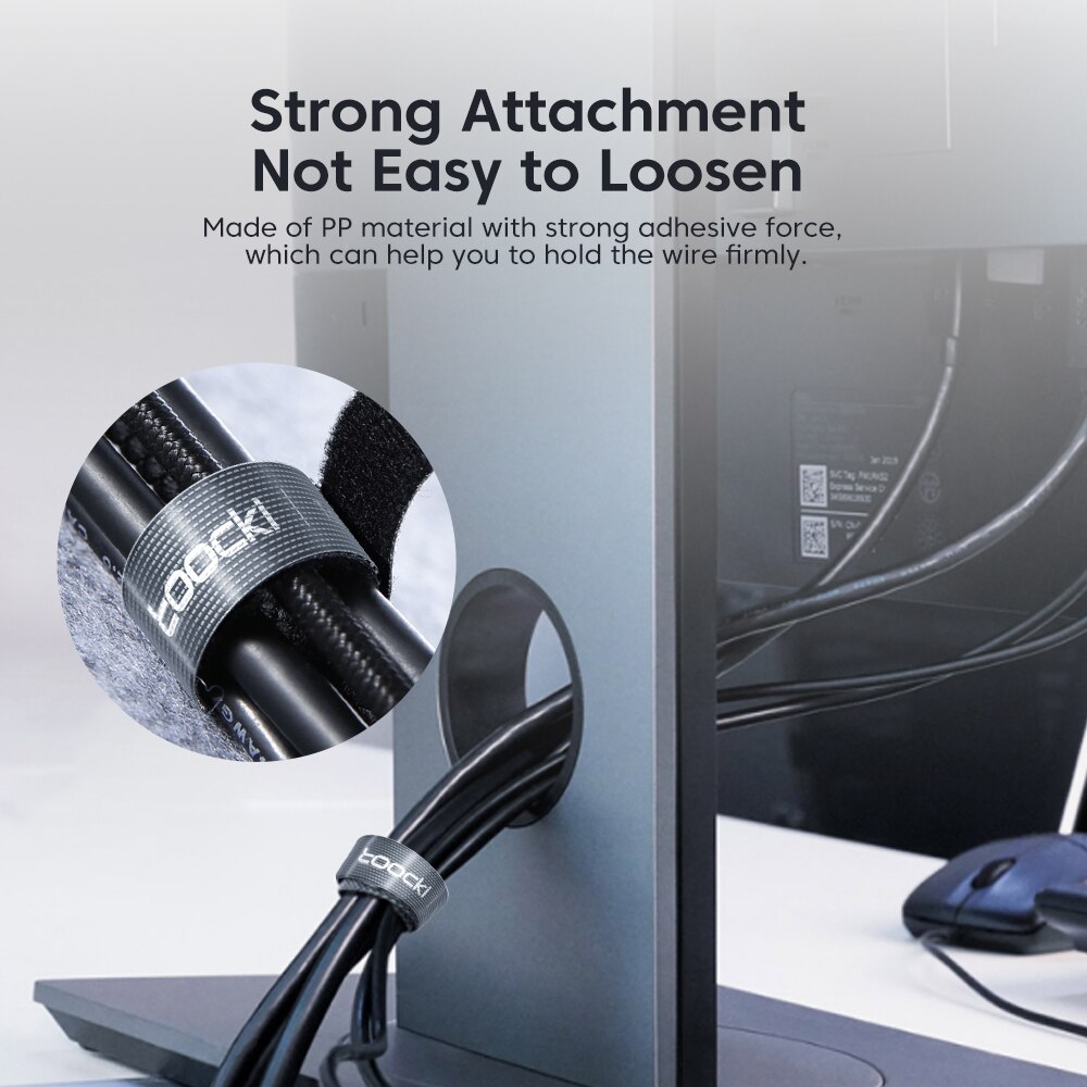 Toocki tổ chức dây Winder quan - đánh giá và giá Cable Velcro Strap