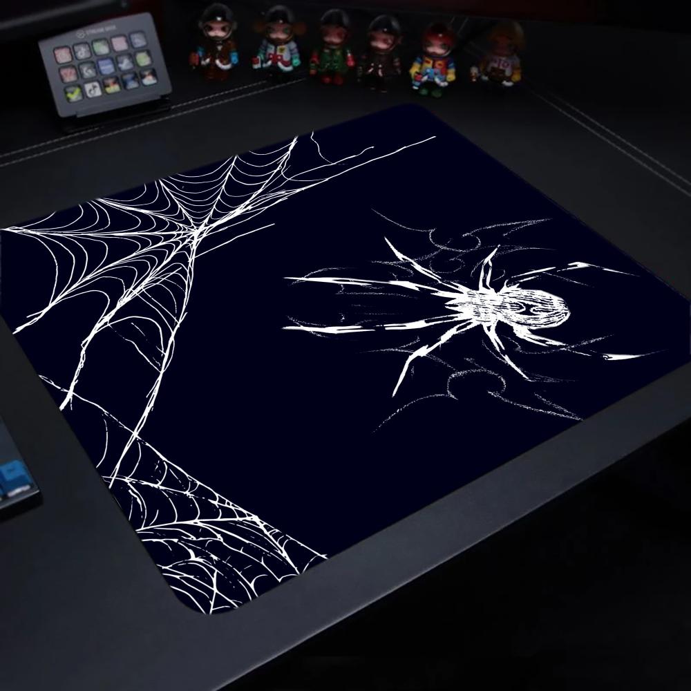 Spider web Mouse Pad Black Squ - đánh giá và giá Desk Setup Black