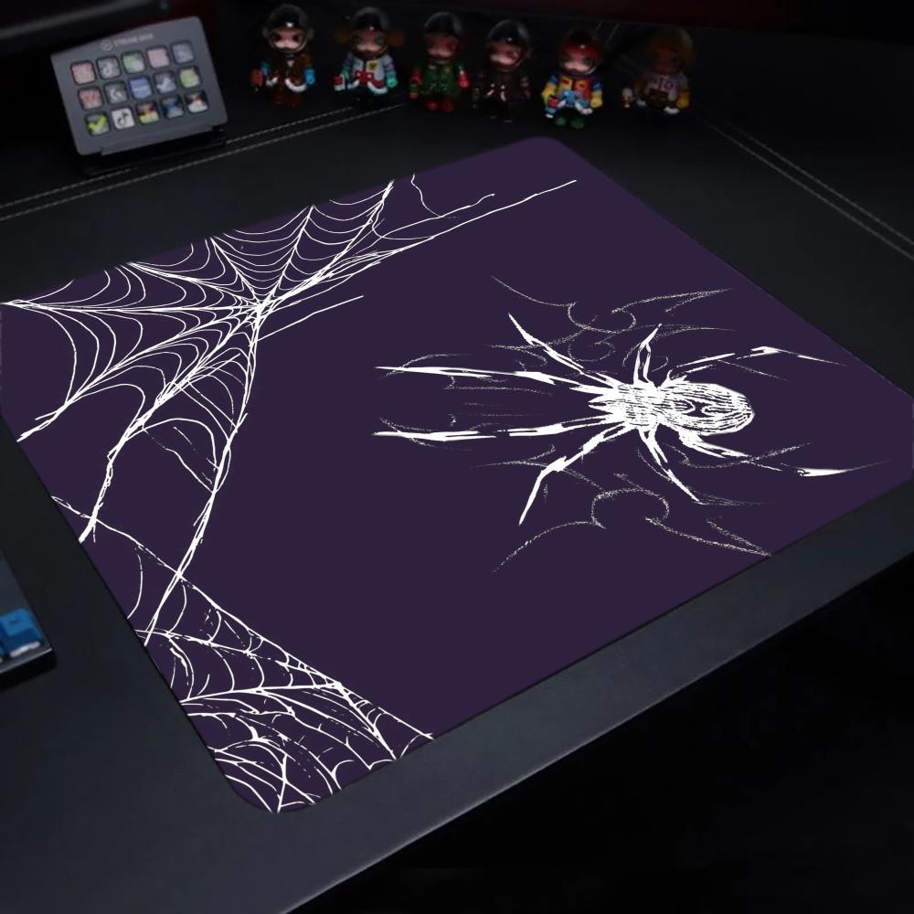 Spider web Mouse Pad Black Squ - đánh giá và giá Desk Setup Black