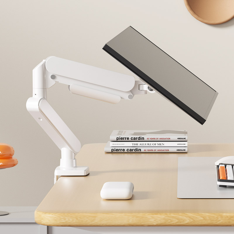 HILLPORT Rose Gold Single Moni - đánh giá và giá Desk Setup Monitor Arm