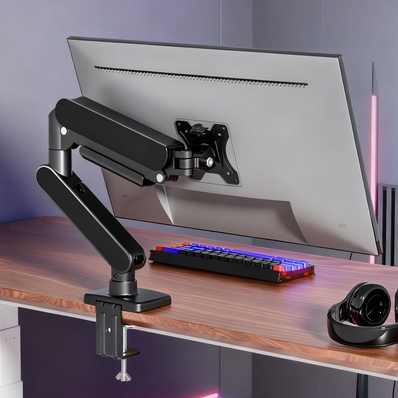 HILLPORT Rose Gold Single Moni - đánh giá và giá Desk Setup Monitor Arm
