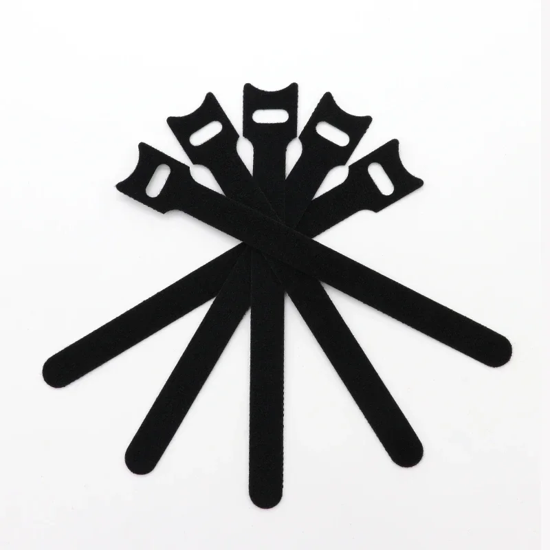 10~1000pcs Black T-type Cable  - đánh giá và giá Cable Velcro Strap