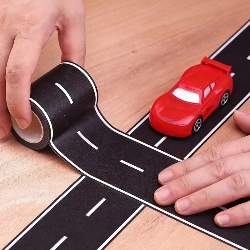 1-2 Rolls Reusable Road Track  - đánh giá và giá Desk Setup Black