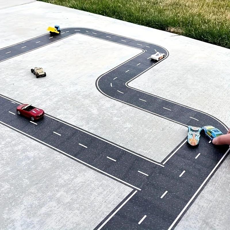 1-2 Rolls Reusable Road Track  - đánh giá và giá Desk Setup Black