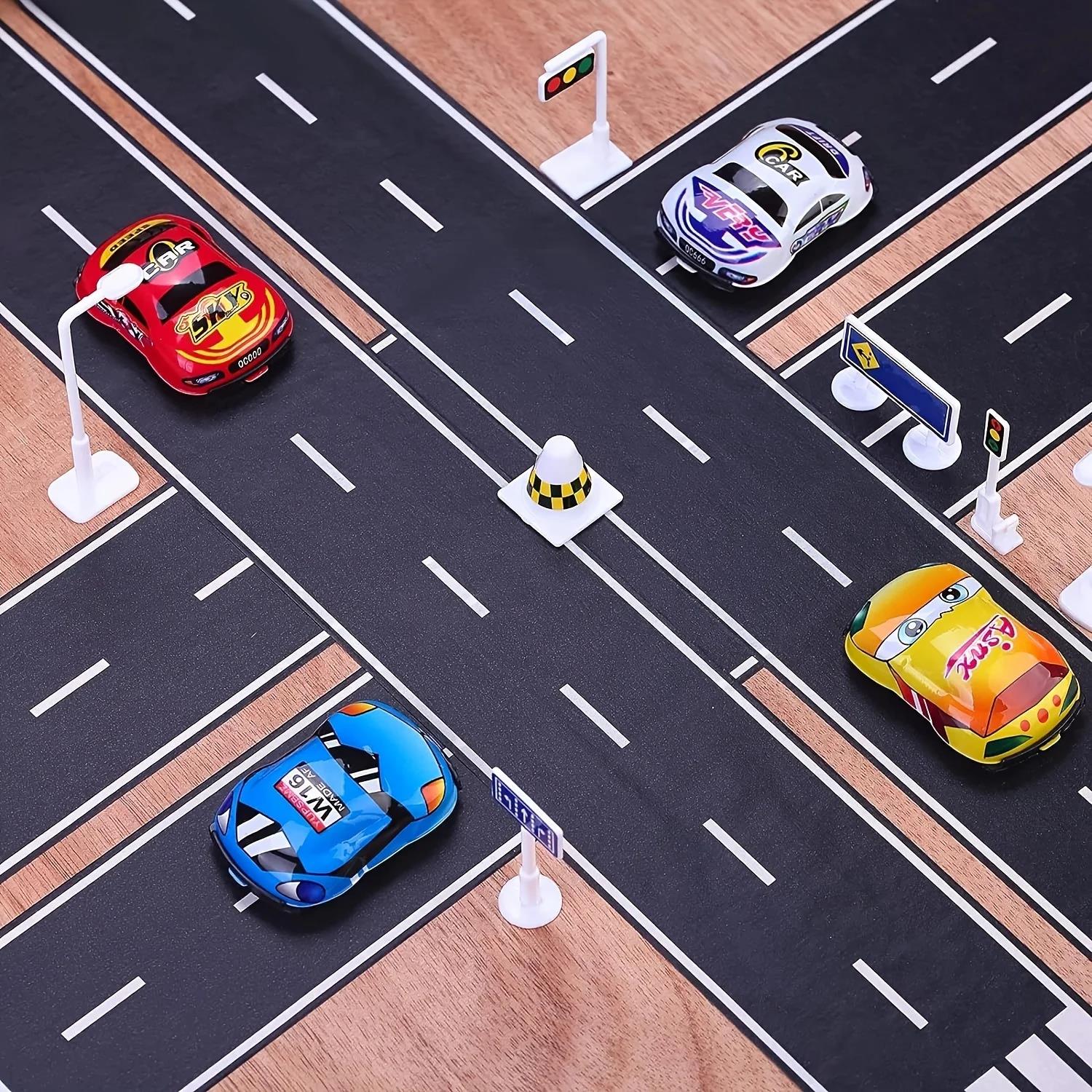 1-2 Rolls Reusable Road Track  - đánh giá và giá Desk Setup Black