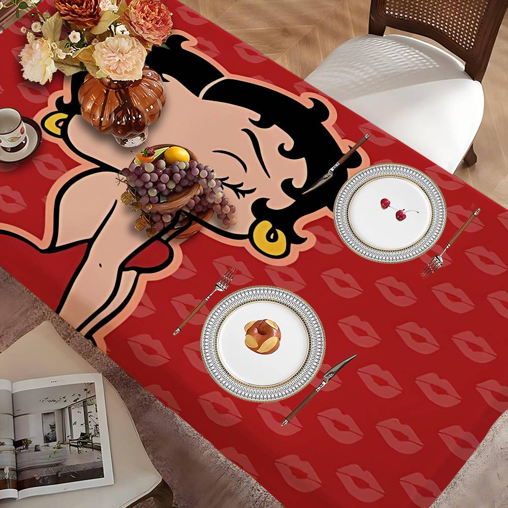 B-Bettys B-Boops Table Cloth R - đánh giá và giá Desk Setup Wallpaper