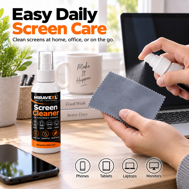 MIRAVEXL Screen Cleaner Kit wi - đánh giá và giá Monitor Cleaning Kit