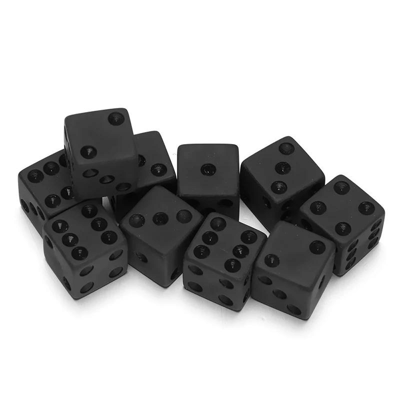 7pcs/lot Matte Black Dice Set  - đánh giá và giá Desk Setup Black