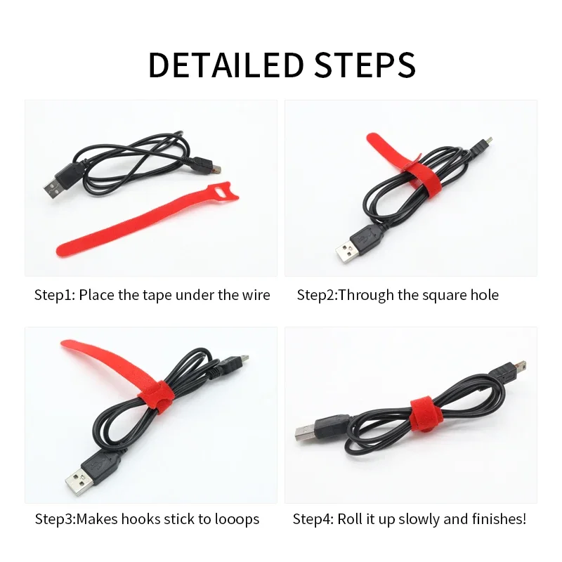 50/100 Viên 150 200 250Mm Rele - đánh giá và giá Cable Velcro Strap
