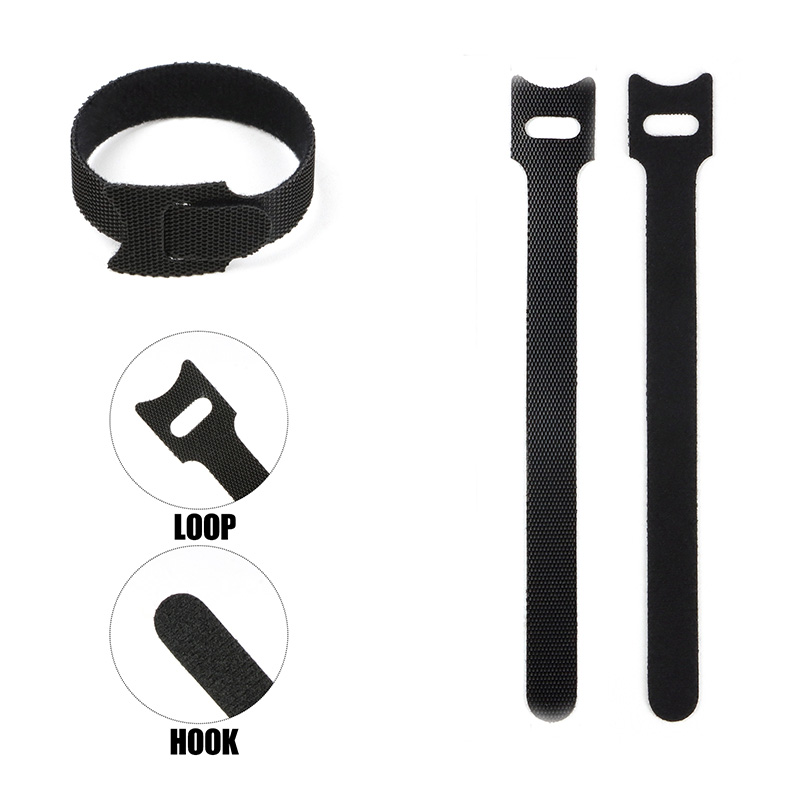 20Pcs Black Hook and Loop Stra - đánh giá và giá Cable Velcro Strap