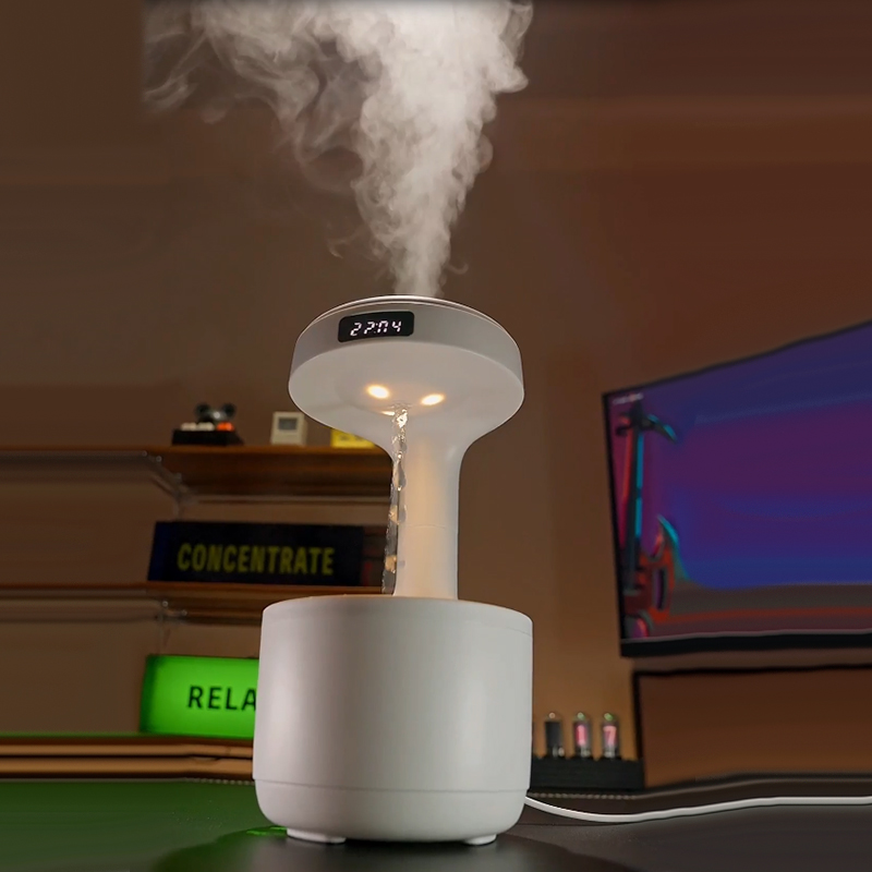 Water Droplet Air Humidifier 8 - đánh giá và giá Desk Setup Essentials