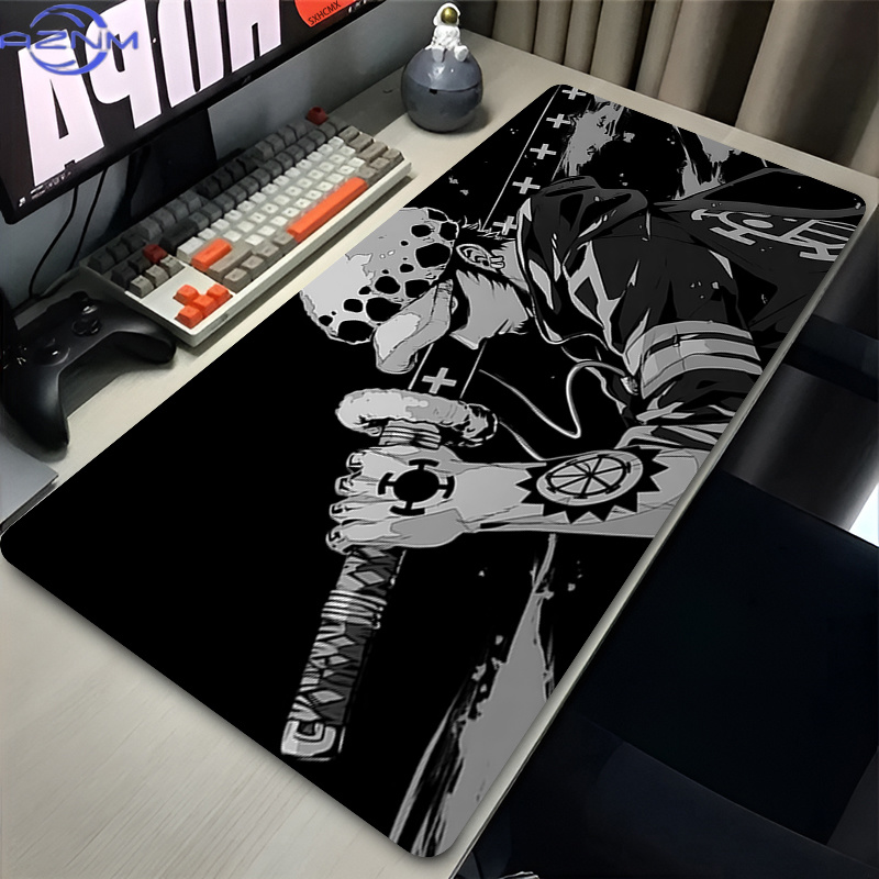 Mouse Pad Trafalgar Law Black  - đánh giá và giá Desk Setup Black