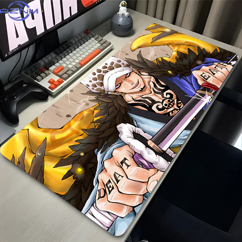 Mouse Pad Trafalgar Law Black  - đánh giá và giá Desk Setup Black