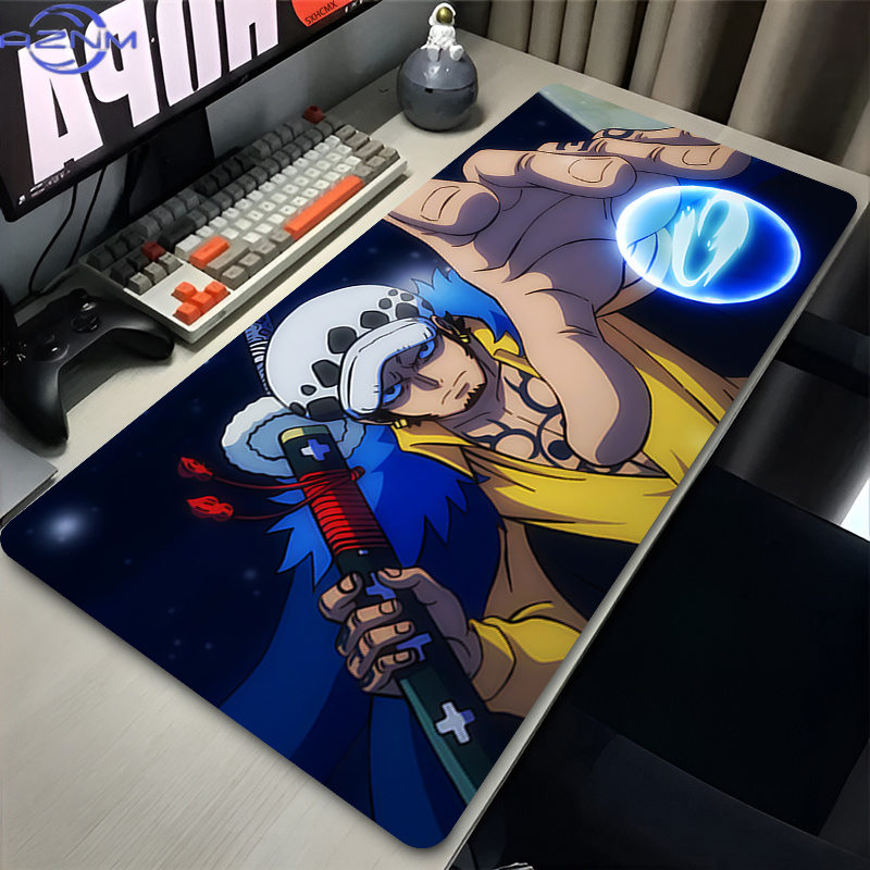 Mouse Pad Trafalgar Law Black  - đánh giá và giá Desk Setup Black