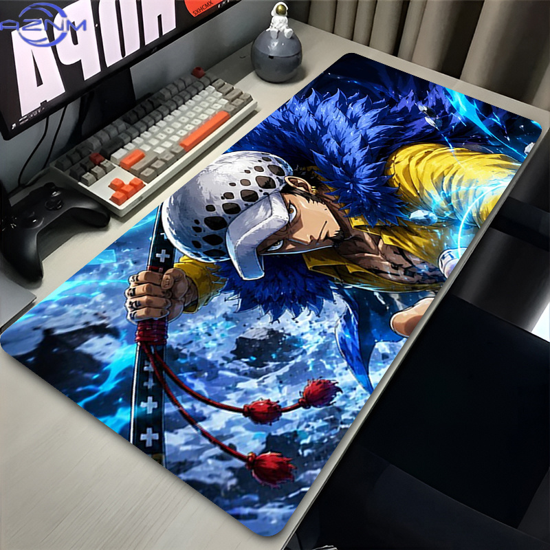 Mouse Pad Trafalgar Law Black  - đánh giá và giá Desk Setup Black