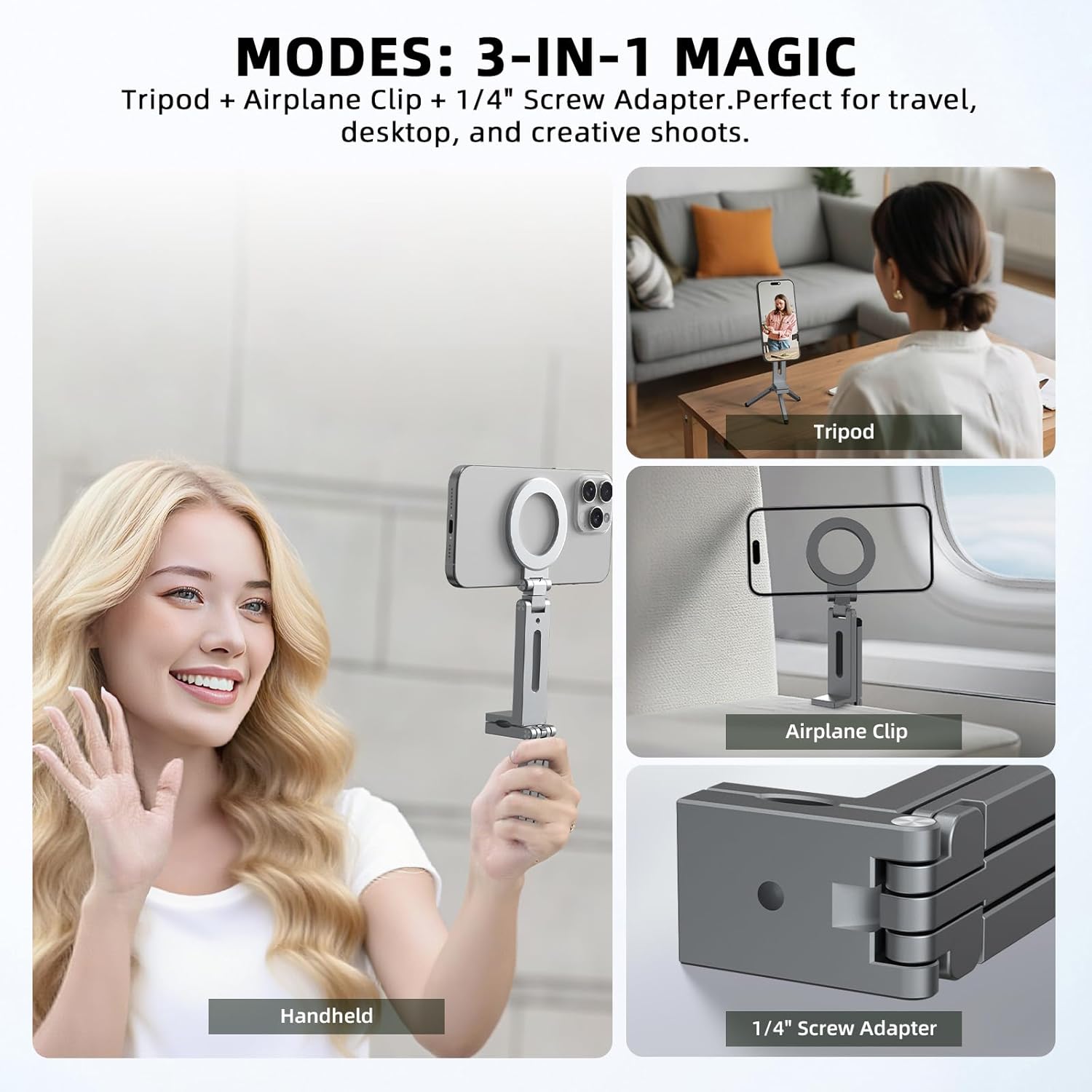 Adjustable Universal Magnetic  - đánh giá và giá Desk Setup Essentials